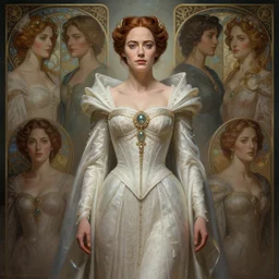 ancient queen emma stone, symetrical, diffuse lighting, fantasy, intricate, elegant, highly detailed, lifelike, photorealistic, digital painting, artstation, illustration, concept art, 4 k, smooth, sharp focus, art by john collier and albert aublet and krenz cushart and artem demura and alphonse mucha