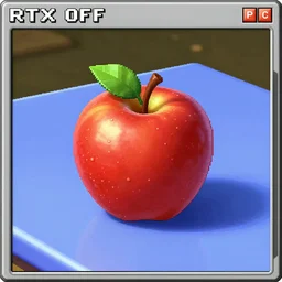 a low quality image of an apple on the table, 2003 pc game, rtx off, award losing image, jank, jagged edges, less than stellar visuals, poor quality colors, ugly, deleted off artstation