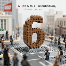 “ jan 6 th insurrection, constructed with lego ”