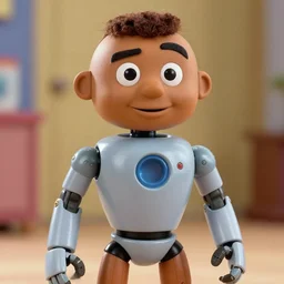 a robot that looks exactly like pee wee herman