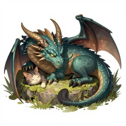 an old MMORPG game where you play as a dragon that sleeps in weird places like a cat would