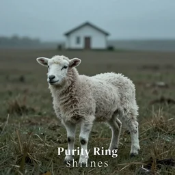 lamb in the style of the album of Purity Ring’s shrines