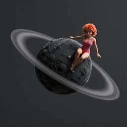 your mom orbiting a black hole, 3 d render, octane, ray tracing, ultra high resolution, ultra detailed, photorealistic, 8 k