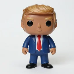 marcus garvey cosplay donald trump vinyl action figure, plastic, toy, butcher billy style