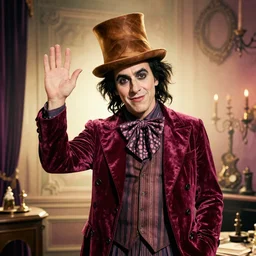 Willly Wonka as Alice Cooper