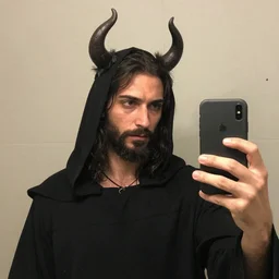 “Jesus posing for a selfie with Satan”