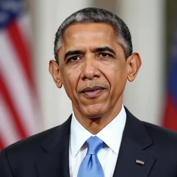 photo portrait of barack obama as donald trump