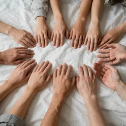 dozens of dry hands crawl out from under the bed