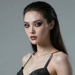 portrait of sexy female alien, 4 k, high resolution, high detaile