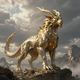a new unique mythological creature, fantasy, epic, brilliant, artstation