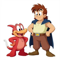 Asterix and obelix, manga style