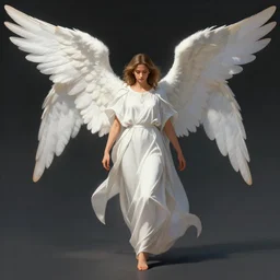 distant full body shot, avan jogia as an angel, robes, dressed!!!!!!!!!!!!!!!!!!! style digital painting, concept art, smooth, sharp focus, illustration by artgerm, yoshitaka amano, krenz cushart, shinji aramaki