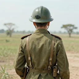 handmade character portrait of a backward american soldier in 1 9 6 0 at the vietnam war vietnam war in a thematic landscape in the style of artgerm and enki bilal and bastien lecouffe - deharme, wlop, line art, watercolor, cinematic lighting, hyperdetailed, 8 k realistic, symmetrical, global illumination, frostbite 3 engine, cryengine, dof, trending on artstation, digital art, chanel