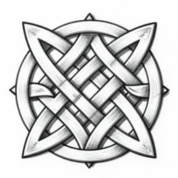 a celtic knot drawn by M.C. Escher