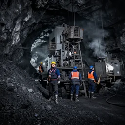 coal mine, miners