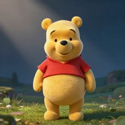 Winnie-the-Pooh as the president | photo