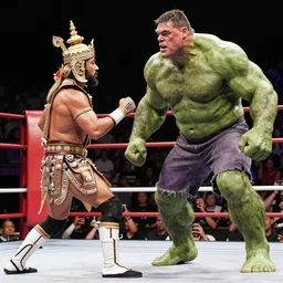 King of Thailand fights Hulk Hogan in WWE