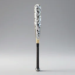 a diamond baseball bat, hyperrealistic, concept art, octane render, unreal engine 5, trending on artstation, high quality, highly detailed, 8 k hdr, product photo, centered, soft lighting, path traced, low contrast, high coherence, symmetrical