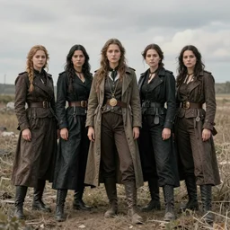 all - female outlaw gang, by nikolay makovsky.