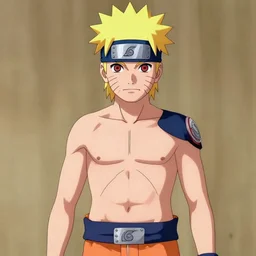 buff naruto shirtless