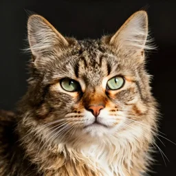 cat portrait, kate moss