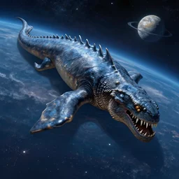 a leviathan in space matte panting, highly detailed, god lighting