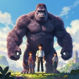 hero world king kong, behance hd by jesper ejsing, by rhads, makoto shinkai and lois van baarle, ilya kuvshinov, rossdraws global illumination