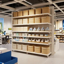 the wes anderson section of ikea, unreal engine, octane render, hyperrealistic, trending on artstation, 4 k