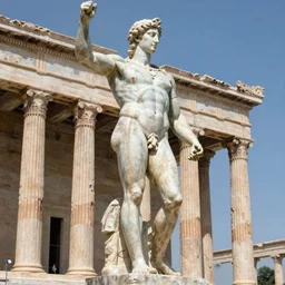 zeus statue in the temple of zeus in olympia, art by artgerm and greg rutkowski and magali villeneuve, d & d, fantasy, highly detailed, digital painting, trending on artstation, concept art, sharp focus, illustration