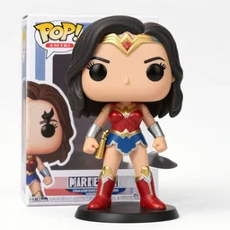 fashion model pixar full body character gal gadot face as wonder woman action figure funko pop, nendoroid, octane render, cgsociety, ufotable,, disney, pixar, 8 k, hd, dof, volumetric lighting cute, by alex ross