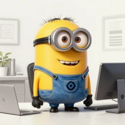 an epic painting minion going to office work in new suite and tie, pencil drawing, perfect composition, golden ratio, beautiful detailed, photorealistic, digital painting, concept art, smooth, sharp focus, illustration, artstation trending, octane render, unreal engine