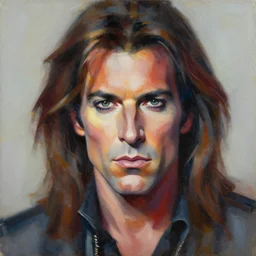 an epic and beautiful abstract portrait of ronnie james dio, oil painting, concept art, artstation, extremely detailed!!!