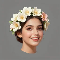isometric view, mehfil, happy, flowers, absurdly beautiful, elegant, realistic ultrafine hyperrealistic detailed face illustration by amrita sher - gil, intricate linework, sharp focus, bright colors, matte, unreal engine highly rendered, global illumination, radiant light, intricate environment