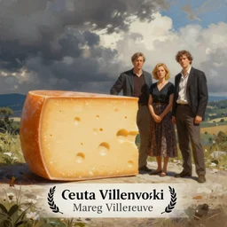 digital painting of gouda cheese artgerm and greg rutkowski and magali villeneuve