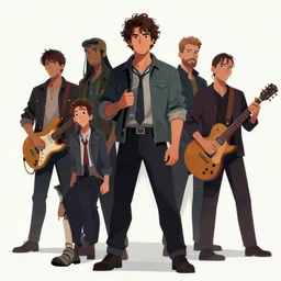 the band tally hall, digital art, trending on artstation, reddit, 4 k