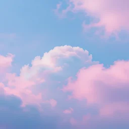 Clouds, Dreamlike, Aestetic, Dreamcore, Pastel colors, Pastel Blue and Pink, vaporvawe, wallpaper, trending on artstation, detailed