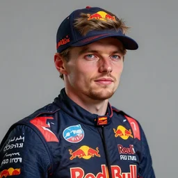 Portrait of Max Verstappen as Waluigi, Red bull, studio lighting, model, HDR, 24MP, fantasy, high detail, elegant, digital painting, natural light, vibrant, intricate, textured skin, highly detailed, artstation, sharp, focus, illustration, Anna Dittmann, Ilya Kuvshinov, Nikolay Makovsky
