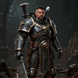 Danny Trejo in Warhammer Vermintide 2, 3D render, digital art, realistic character concept, warhammer fantasy, dark and gritty atmosphere, golden ratio, cinematic lighting, hyperdetailed, high resolution, insanely detailed and intricate, trending on artstation and unreal engine