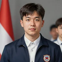 an extremely high quality hd painting of kim jong un as an anime boy in high school, digital art, pixiv, clear shapes, 8 k, realistic shading, ultra realistic, super realistic