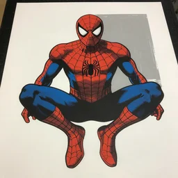 individual spiderman silk screen butcher billy style