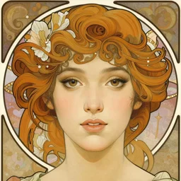 realistic detailed face portrait of Veronica Lake by Alphonse Mucha, Ayami Kojima, Yoshitaka Amano, Charlie Bowater, Karol Bak, Greg Hildebrandt, Jean Delville, and Mark Brooks, Art Nouveau, Pre-Raphaelite, Gothic Revival, intricate fine details, exquisite, 4k resolution