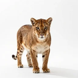 jaguar, professional studio photo, full body, isolated on a pure white background, centered, entire subject in frame, sharp focus, soft studio lighting