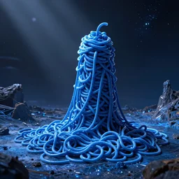 the cerulean spaghetti monster from outer space