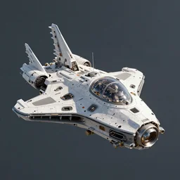 a 3 d render of a spaceship, fantasy