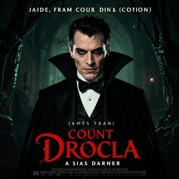James Frain as Count Dracula, new horror movie advertising