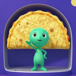 pikmin inside of taco bell
