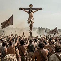 Large scale battle jesus christ