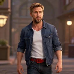 Ryan Gosling is Pacman, cinematic, hyperdetailed, artstation, cgsociety, 8k