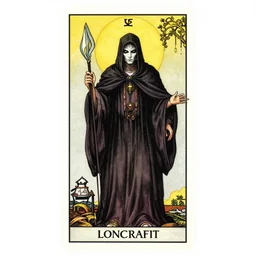 lovecraftian cultist tarot card yoshitaka amano jean giraud rococo