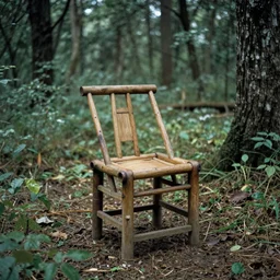 chair in the forest wenjun lin realistic